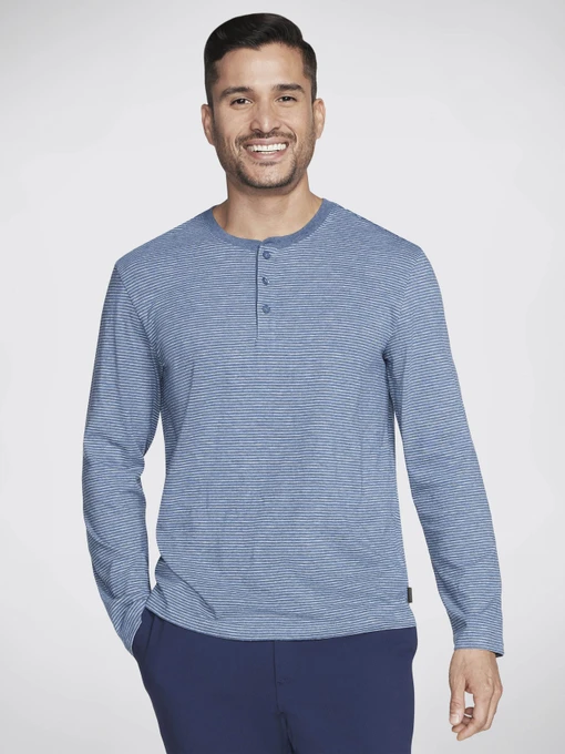 Худи и свитшоты Skechers Skech Jersey Henley модель LT122 DEN Фото