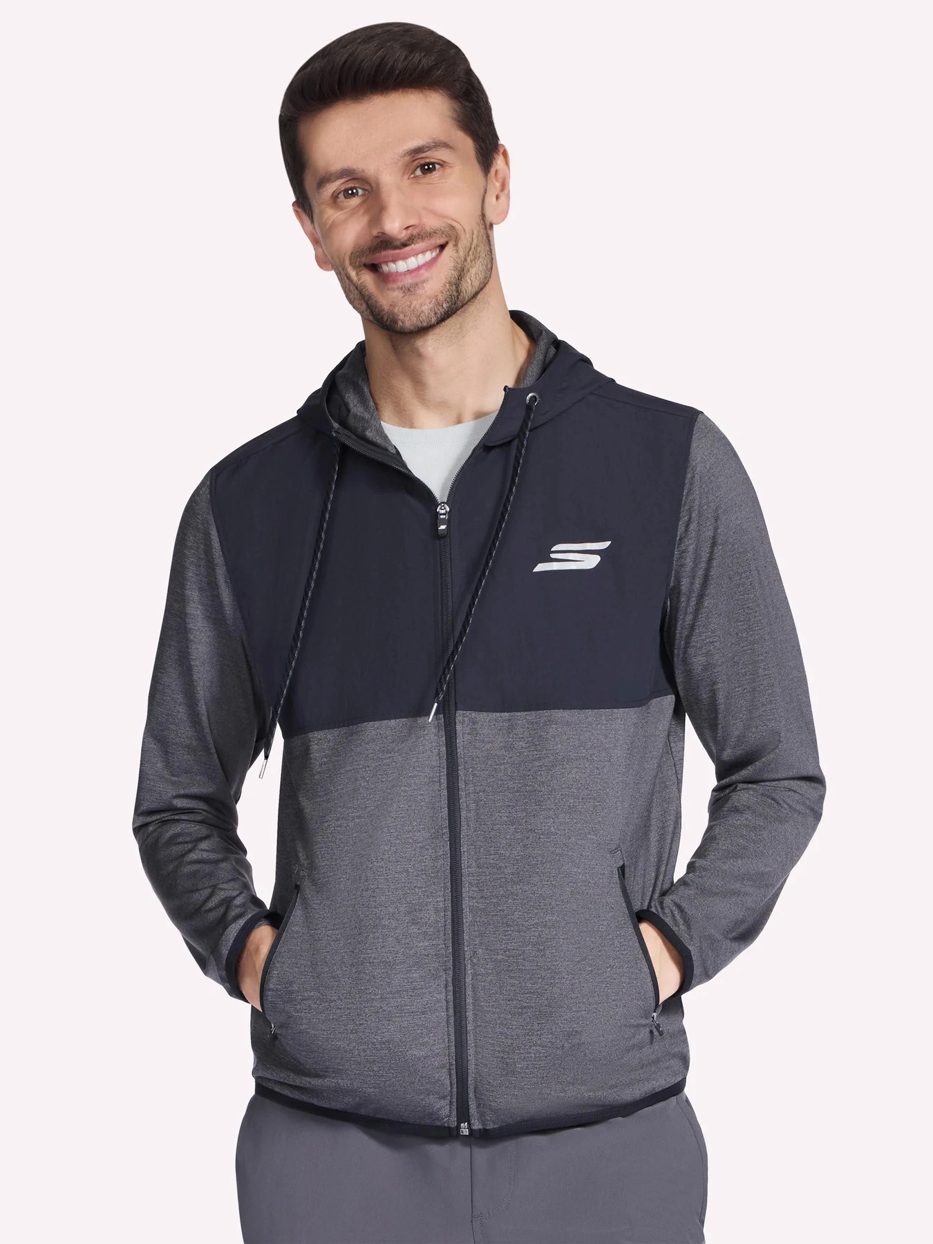 Худи и свитшоты Skechers HK WEEKEND FZ HOODIE модель JA319HK BKCC Худи и свитшоты Skechers HK WEEKEND FZ HOODIE модель JA319HK BKCC Фото