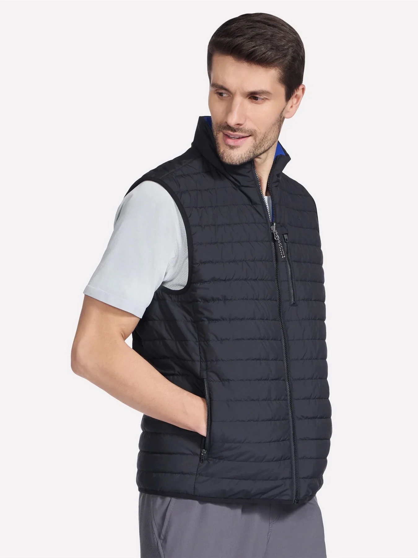 Куртки та дублянки Skechers GOSHIELD ALTITUDE REVERSIBLE V модель JA140 BKRY Куртки та дублянки Skechers GOSHIELD ALTITUDE REVERSIBLE V модель JA140 BKRY Фото