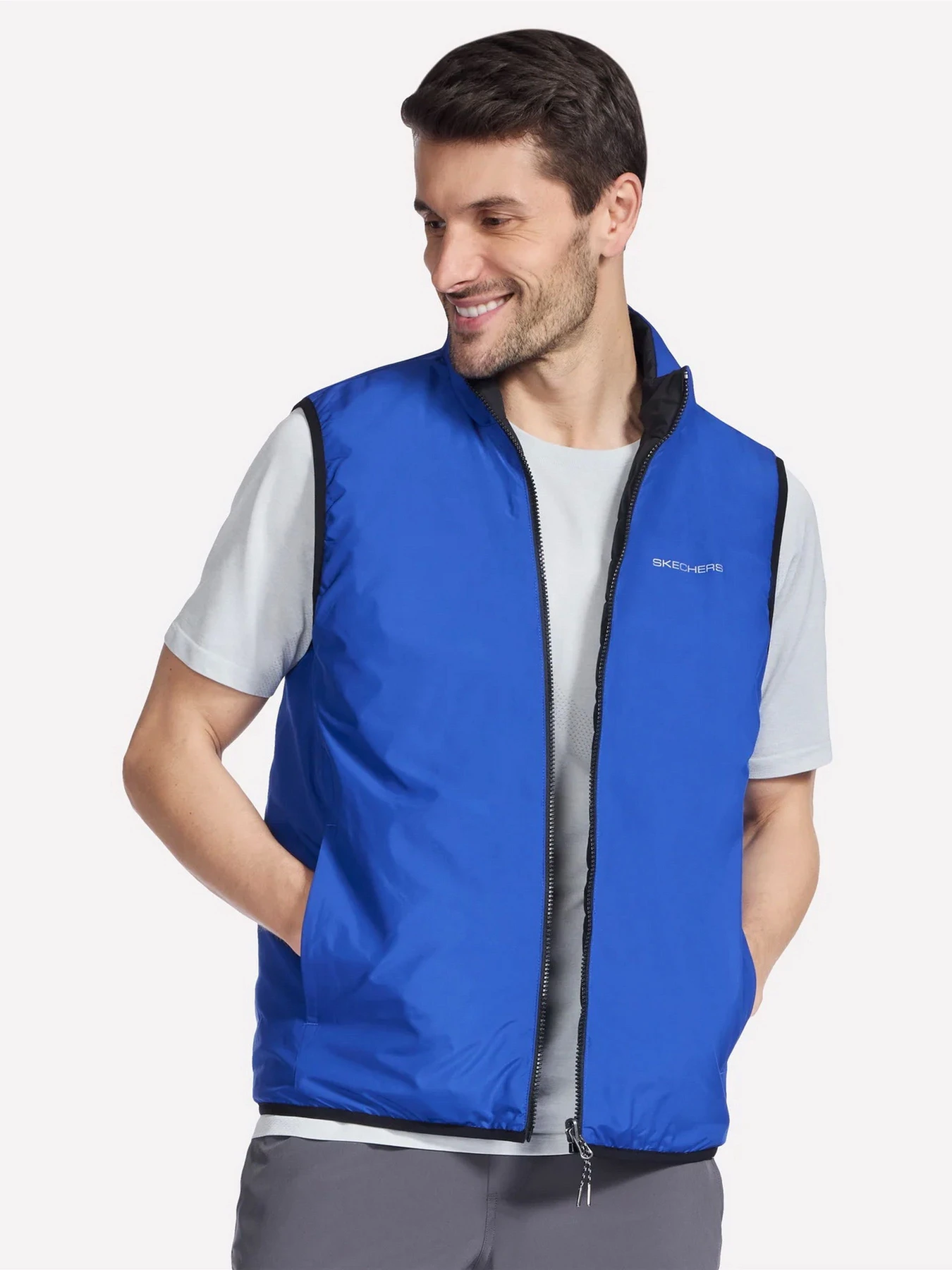 Куртки та дублянки Skechers GOSHIELD ALTITUDE REVERSIBLE V модель JA140 BKRY Куртки та дублянки Skechers GOSHIELD ALTITUDE REVERSIBLE V модель JA140 BKRY Фото