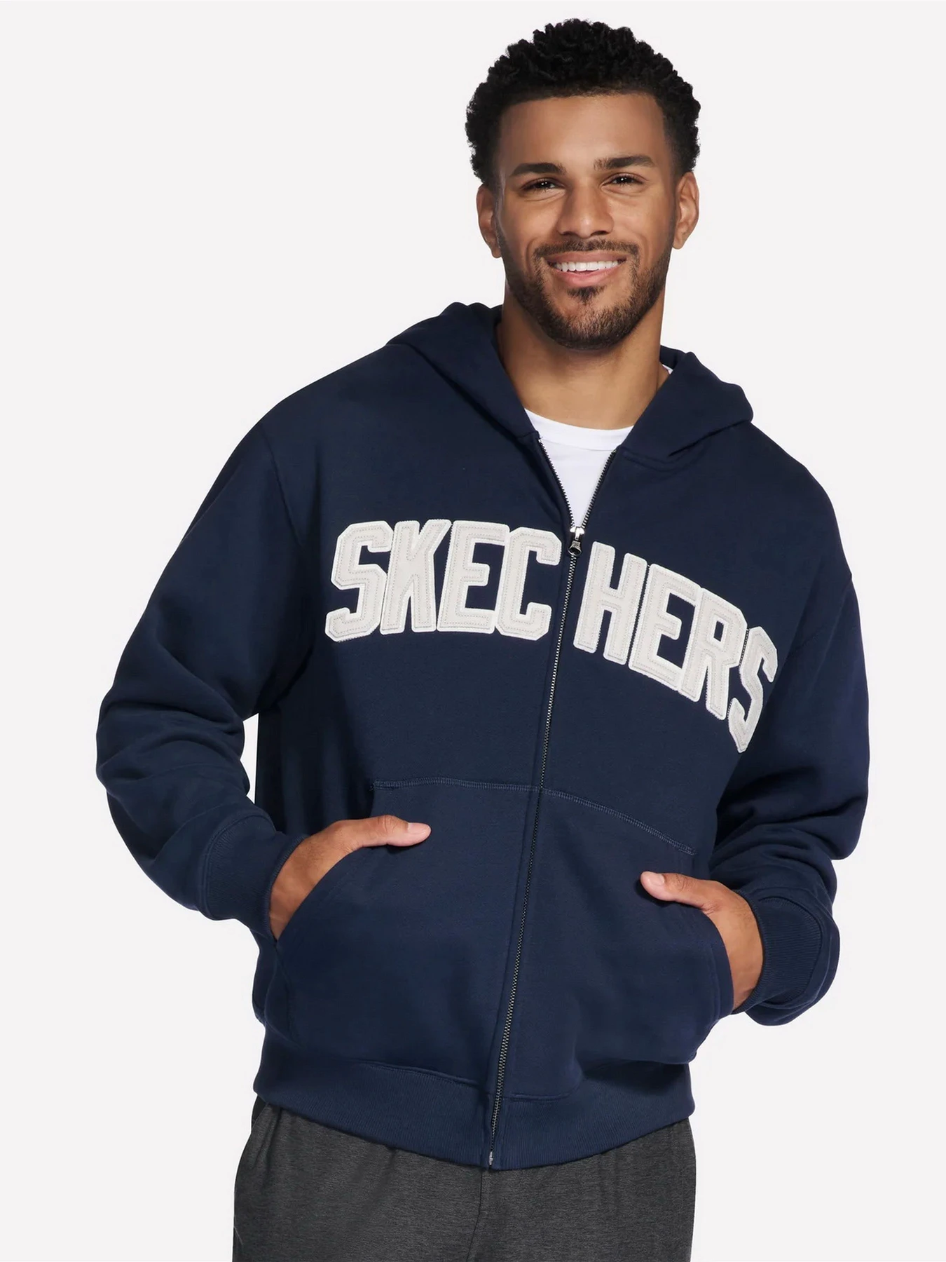 Худи и свитшоты Skechers SKECHERS MAX SOFT FZ HOODIE модель JA235 NVY Худи и свитшоты Skechers SKECHERS MAX SOFT FZ HOODIE модель JA235 NVY Фото