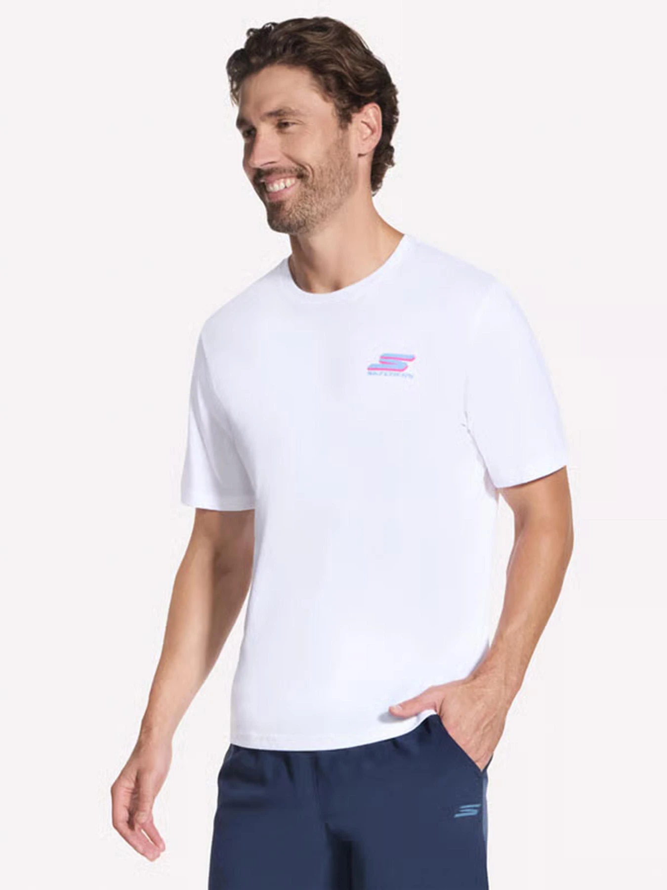 Футболки и поло Skechers SKECHERS BREAK TEE модель TS327 WHT Фото