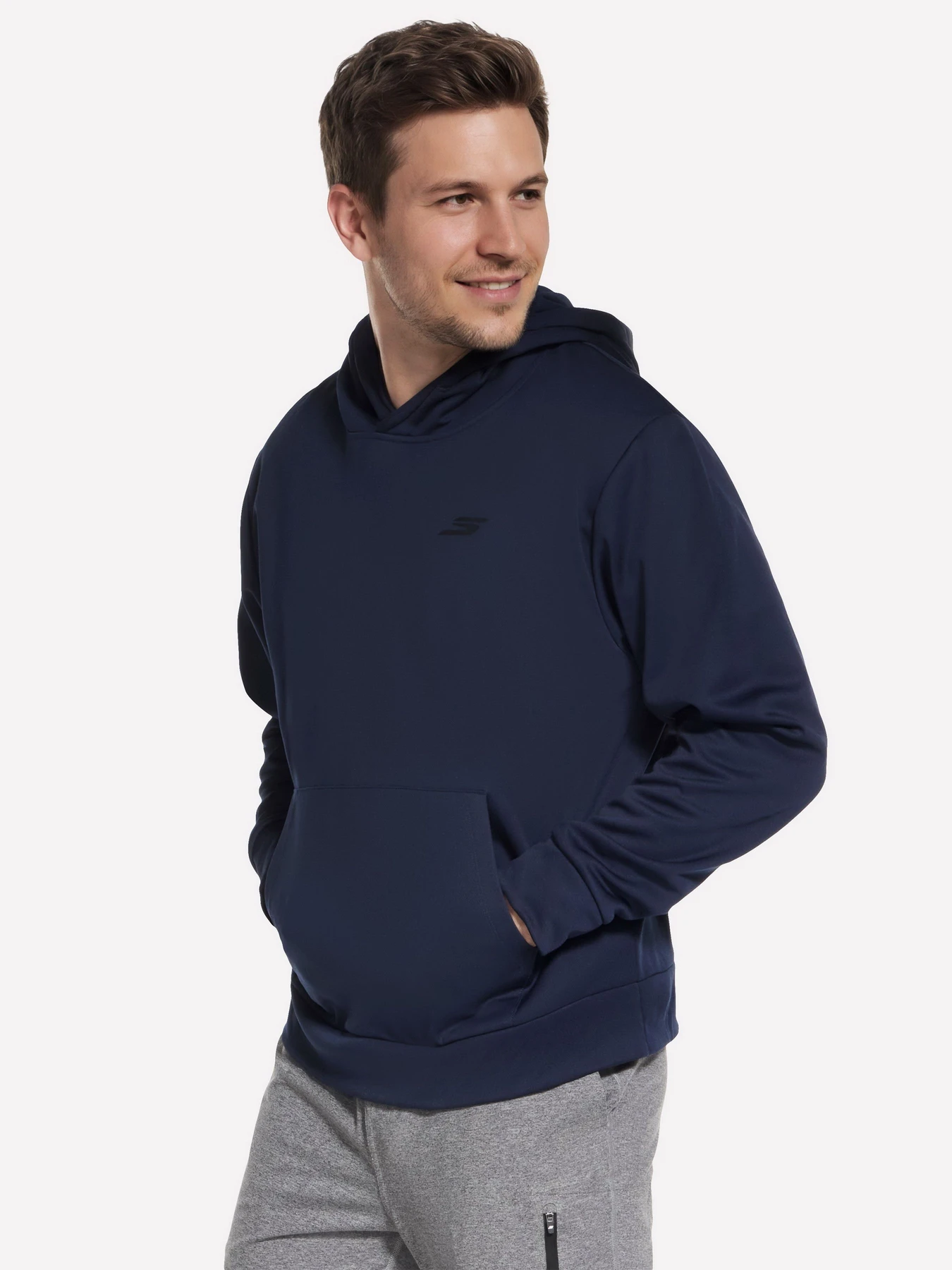 Худі та світшоти Skechers SKECHTECH FLEECE PACE HOODIE модель HD159 NVY Худі та світшоти Skechers SKECHTECH FLEECE PACE HOODIE модель HD159 NVY Фото