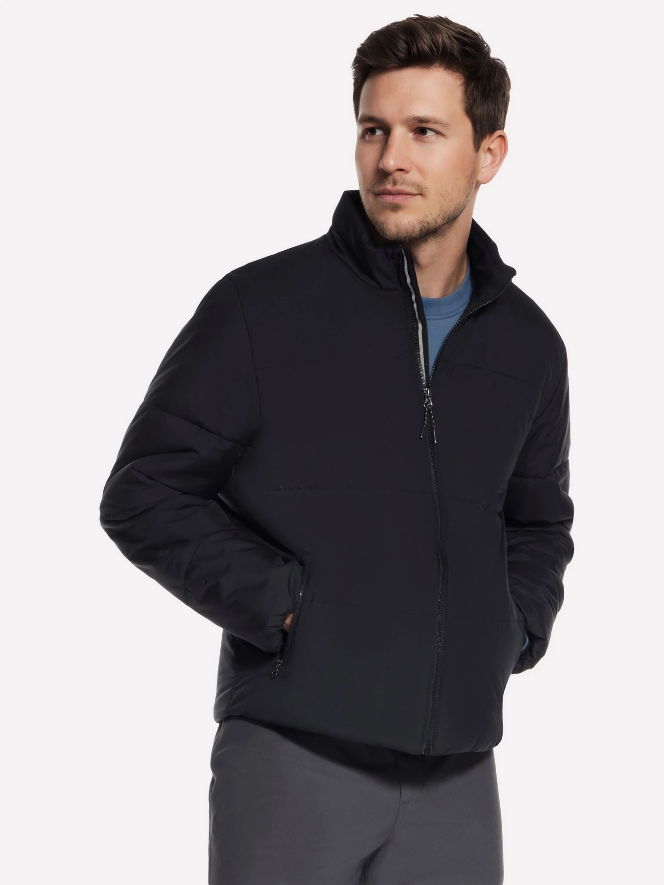 Куртки та дублянки Skechers GOSHIELD ELEMENT JACKET модель JA324 BLK Куртки та дублянки Skechers GOSHIELD ELEMENT JACKET модель JA324 BLK Фото