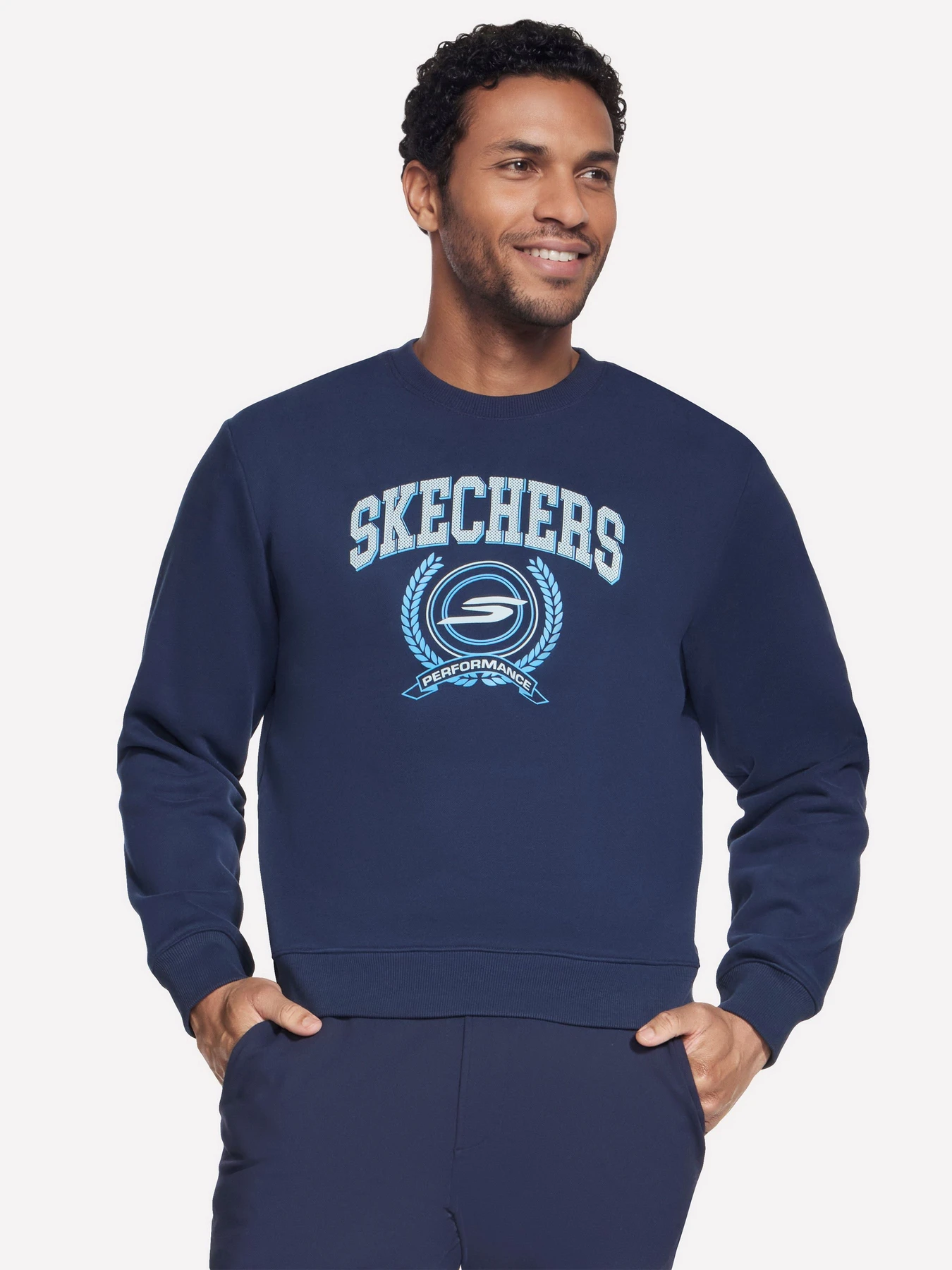 Худі та світшоти Skechers SKECHERS ALUMNI CREW модель LT327 NVY Худі та світшоти Skechers SKECHERS ALUMNI CREW модель LT327 NVY Фото