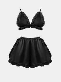 Одежда для дома и сна Fox lingerie модель 2022lolablacktop Фото