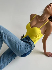 Боди и корсеты Fox lingerie модель 2022bodyslimyellow Фото