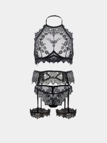 Нижнее белье Fox lingerie модель 2022blackbridebra Фото
