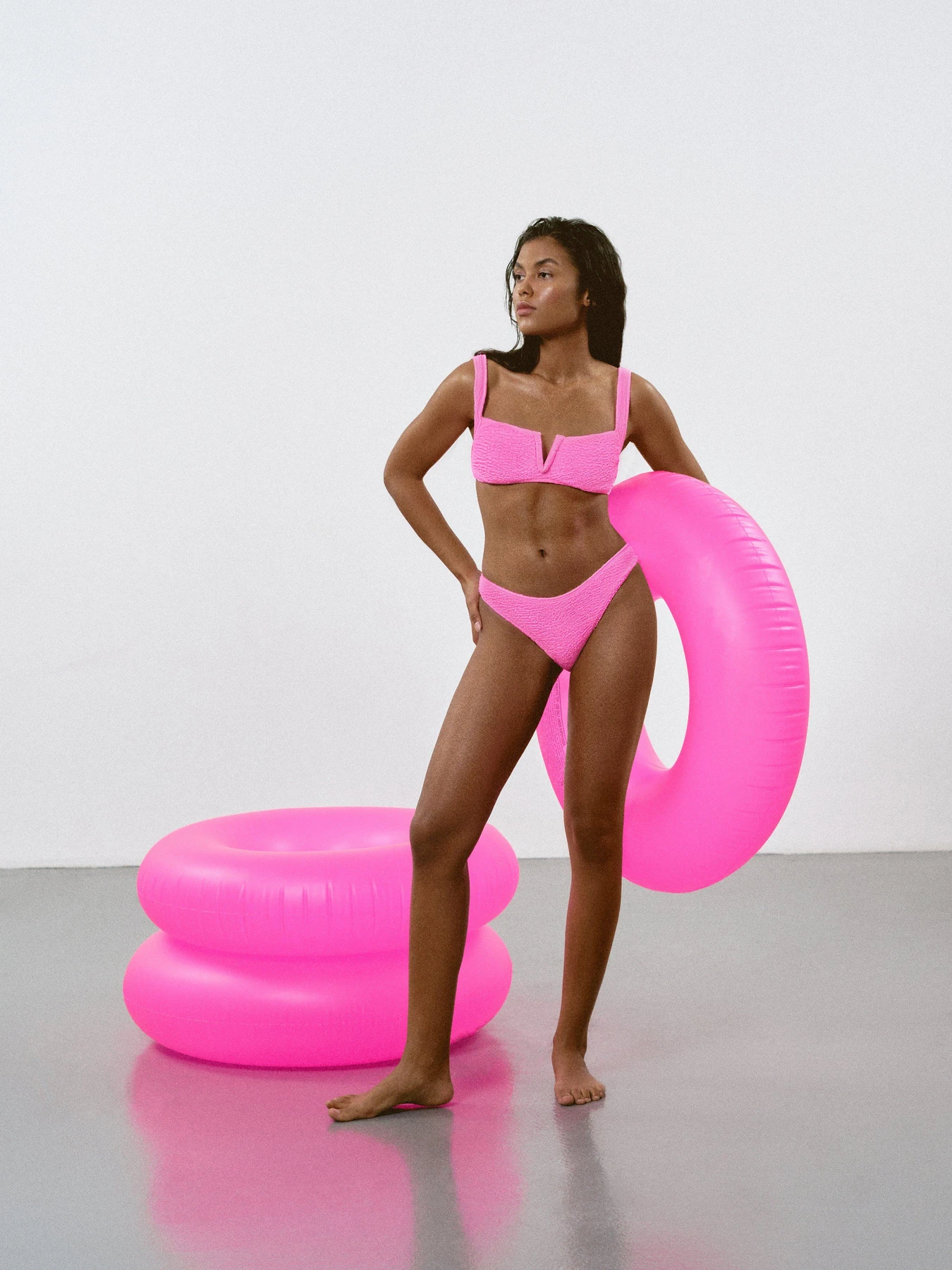 Одежда для пляжа Fox lingerie модель 2022bubblegumpinktop Фото
