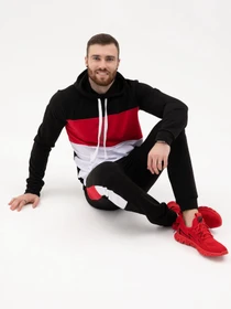 Костюмы ISSA Plus модель SG-16_черный/красный Фото