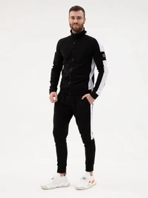 Костюмы ISSA Plus модель SG-15_черный/белый Фото