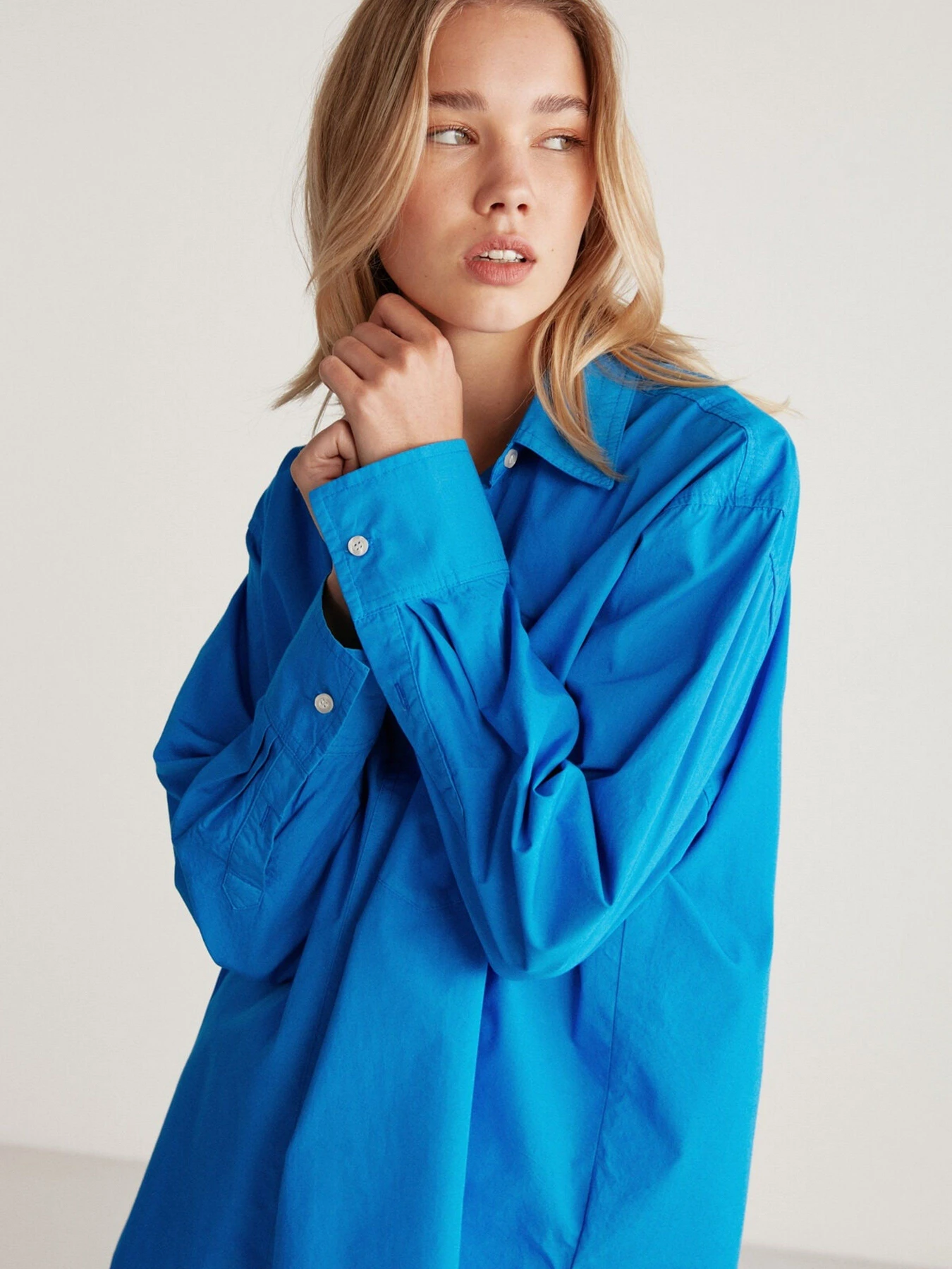 Сорочки Grimelange Susan модель SUSAN01042023/Blue Сорочки Grimelange Susan модель SUSAN01042023/Blue Фото