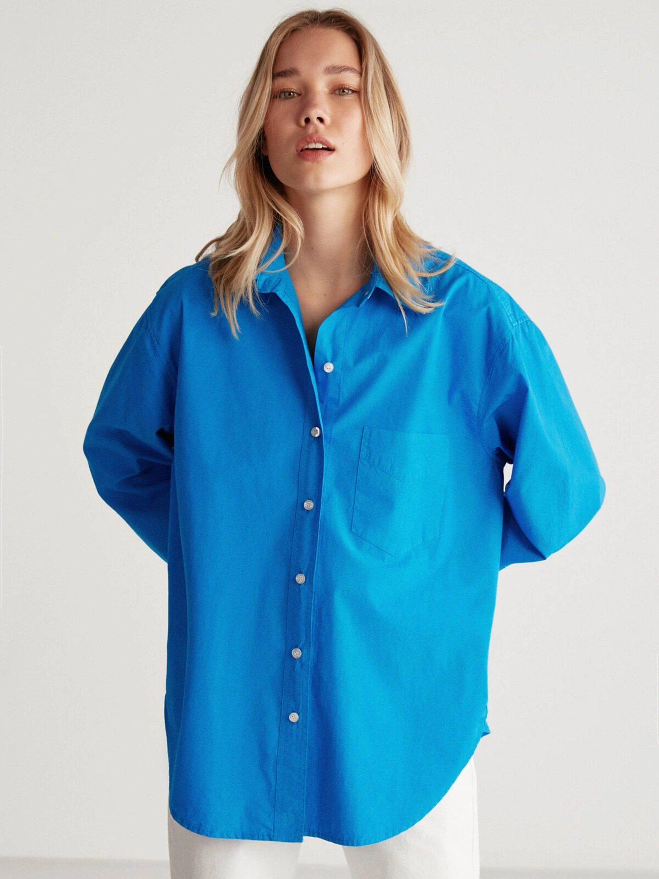Сорочки Grimelange Susan модель SUSAN01042023/Blue Сорочки Grimelange Susan модель SUSAN01042023/Blue Фото
