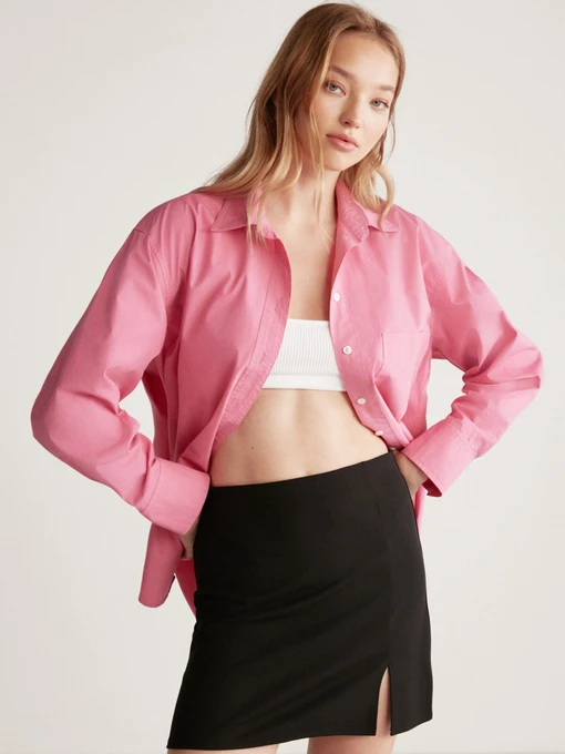 Рубашки Grimelange Susan модель SUSAN01042023/Pink Фото