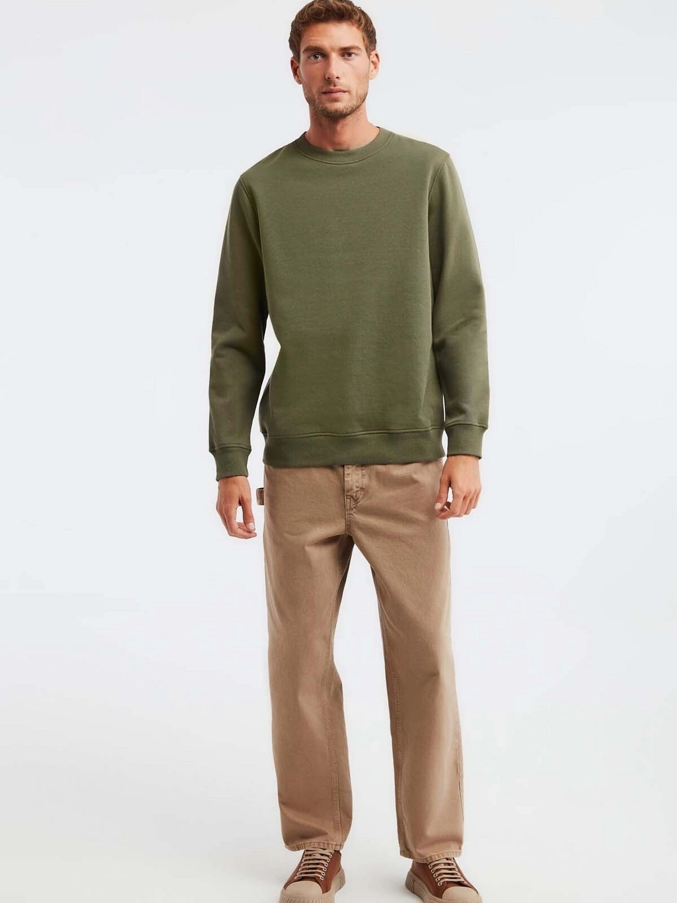 Худі та світшоти Grimelange Travis модель TRAVIS11032021/Khaki Худі та світшоти Grimelange Travis модель TRAVIS11032021/Khaki Фото