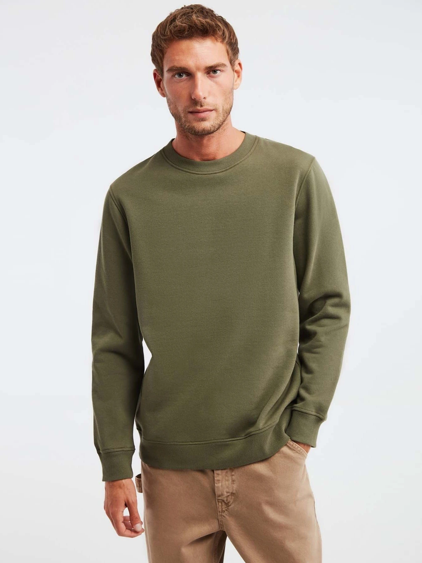Худі та світшоти Grimelange Travis модель TRAVIS11032021/Khaki Худі та світшоти Grimelange Travis модель TRAVIS11032021/Khaki Фото