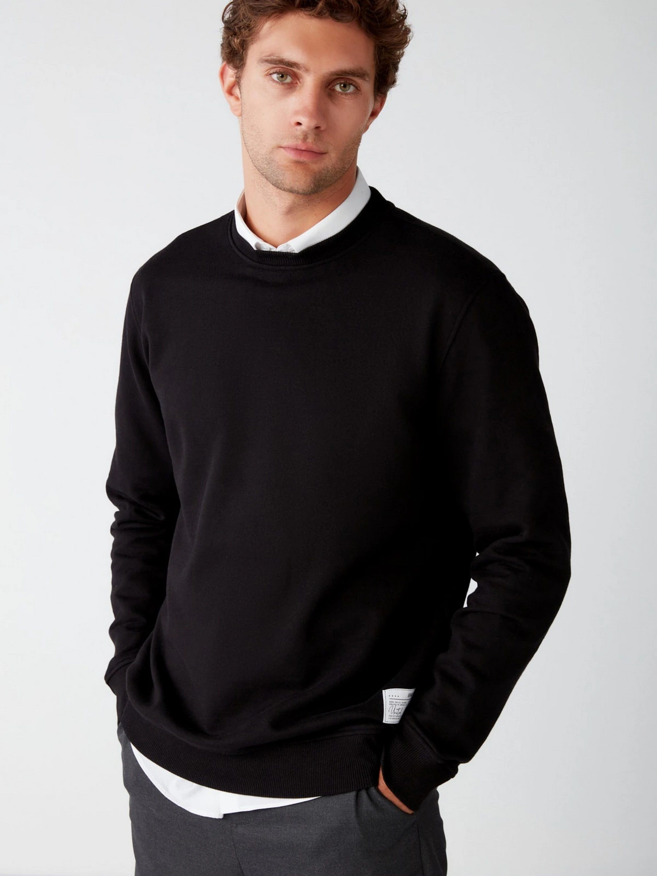 Худи и свитшоты Grimelange Travis модель TRAVIS25062020/Black Худи и свитшоты Grimelange Travis модель TRAVIS25062020/Black Фото
