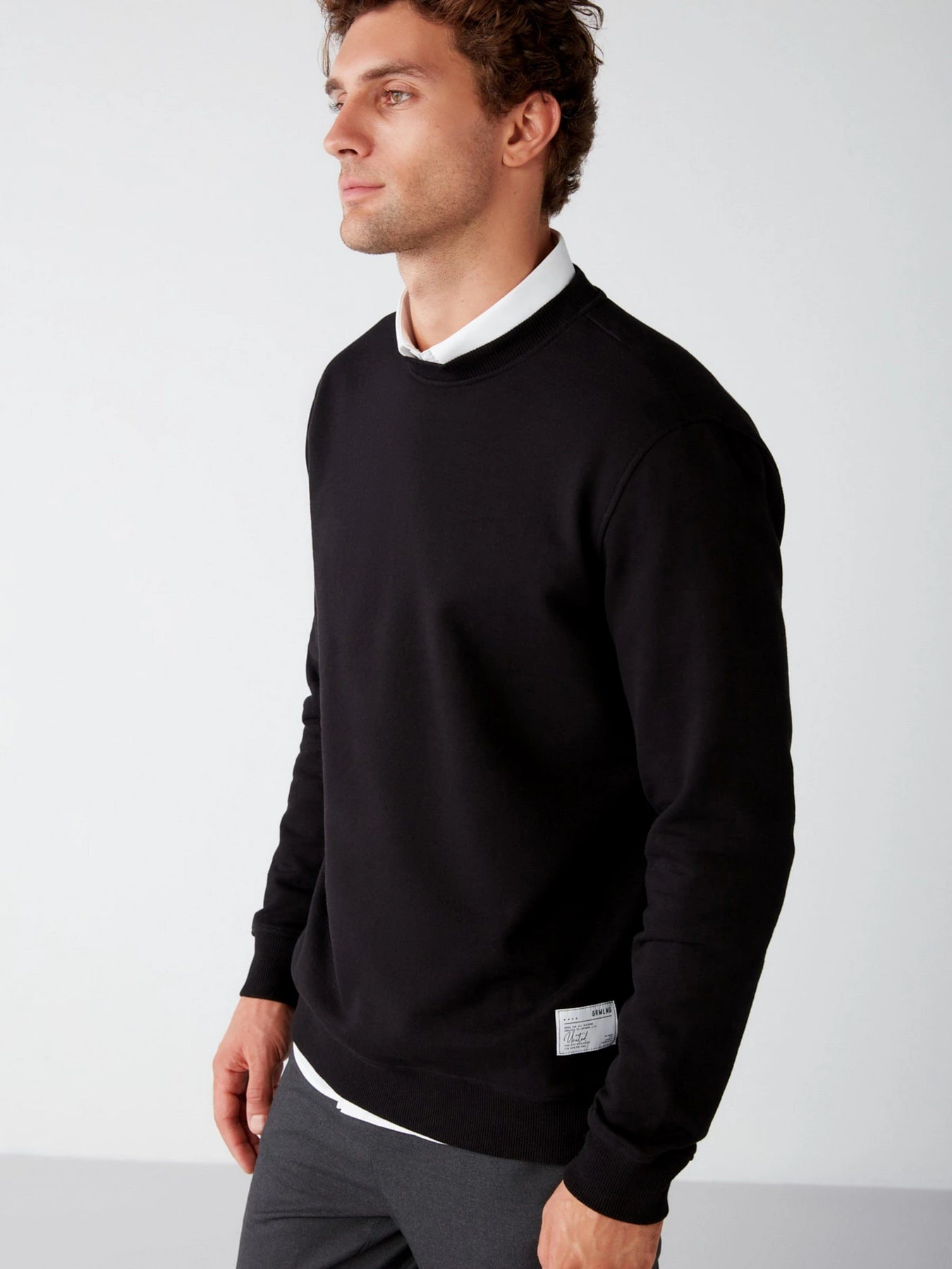 Худи и свитшоты Grimelange Travis модель TRAVIS25062020/Black Худи и свитшоты Grimelange Travis модель TRAVIS25062020/Black Фото