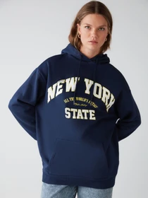 Худі та світшоти Grimelange Alina модель ALINA01092022/Navy Blue Фото