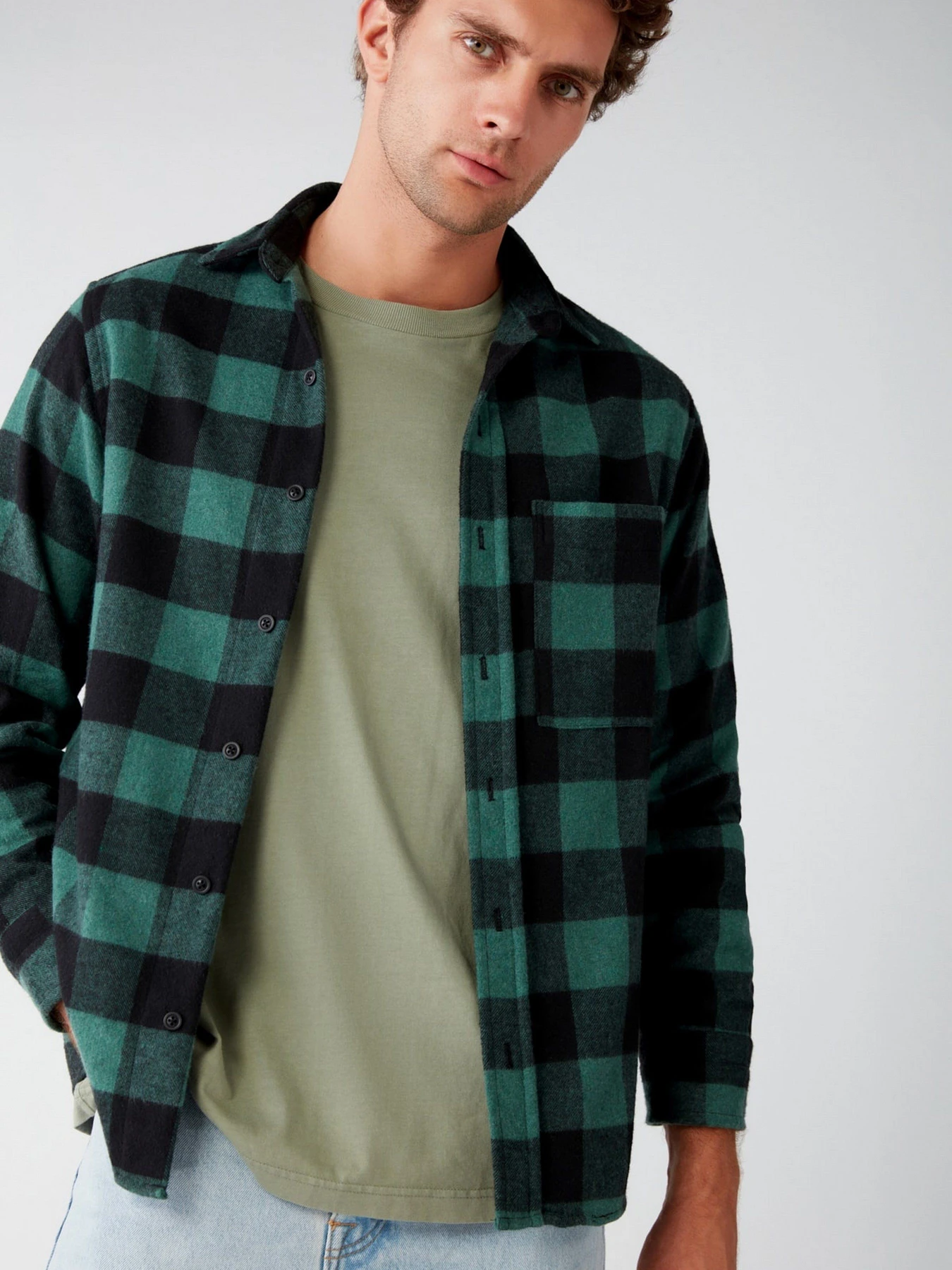 Сорочки Grimelange Cullen модель CULLEN13092020/Green Сорочки Grimelange Cullen модель CULLEN13092020/Green Фото