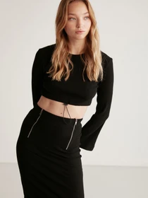 Футболки и поло Grimelange Darlene модель DARLENE01042023/Black Фото