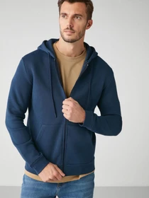 Худі та світшоти Grimelange Insider модель INSIDER01092022/Navy Blue Фото