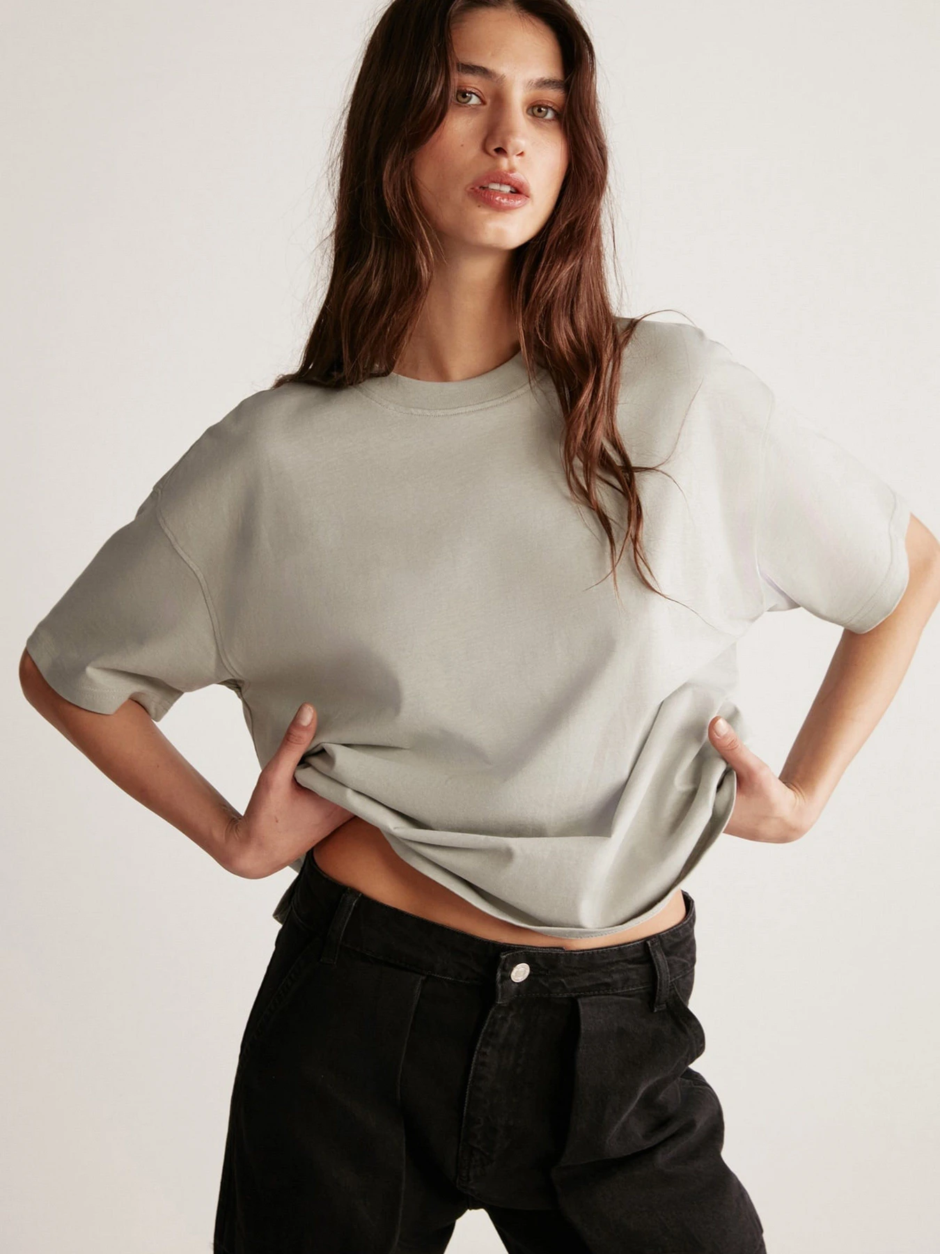 Футболки и поло Grimelange Jemmy модель JEMMY01042023/Light Grey Футболки и поло Grimelange Jemmy модель JEMMY01042023/Light Grey Фото