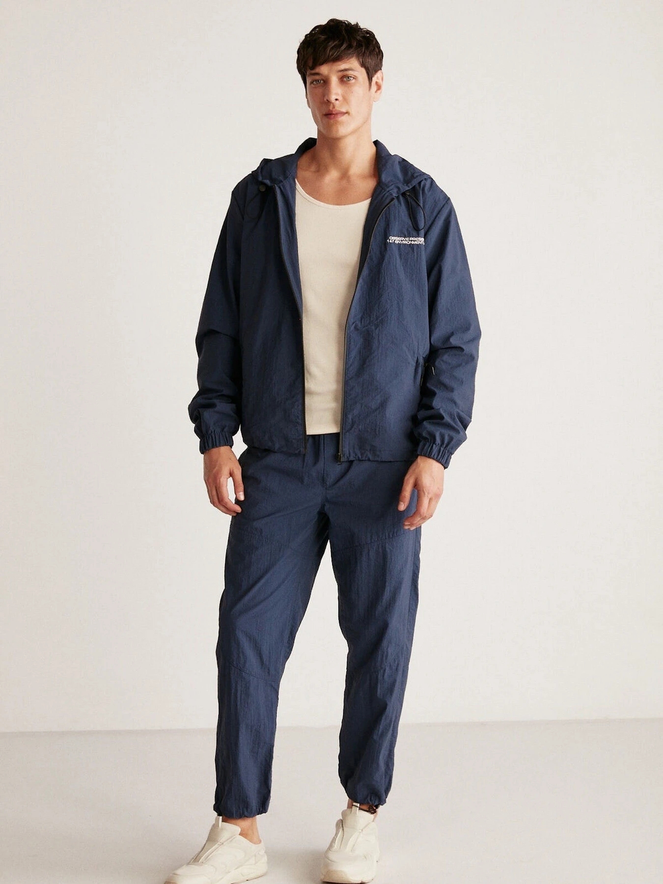 Куртки и дубленки Grimelange Anderson модель ANDERSON01042023/Navy Blue Фото