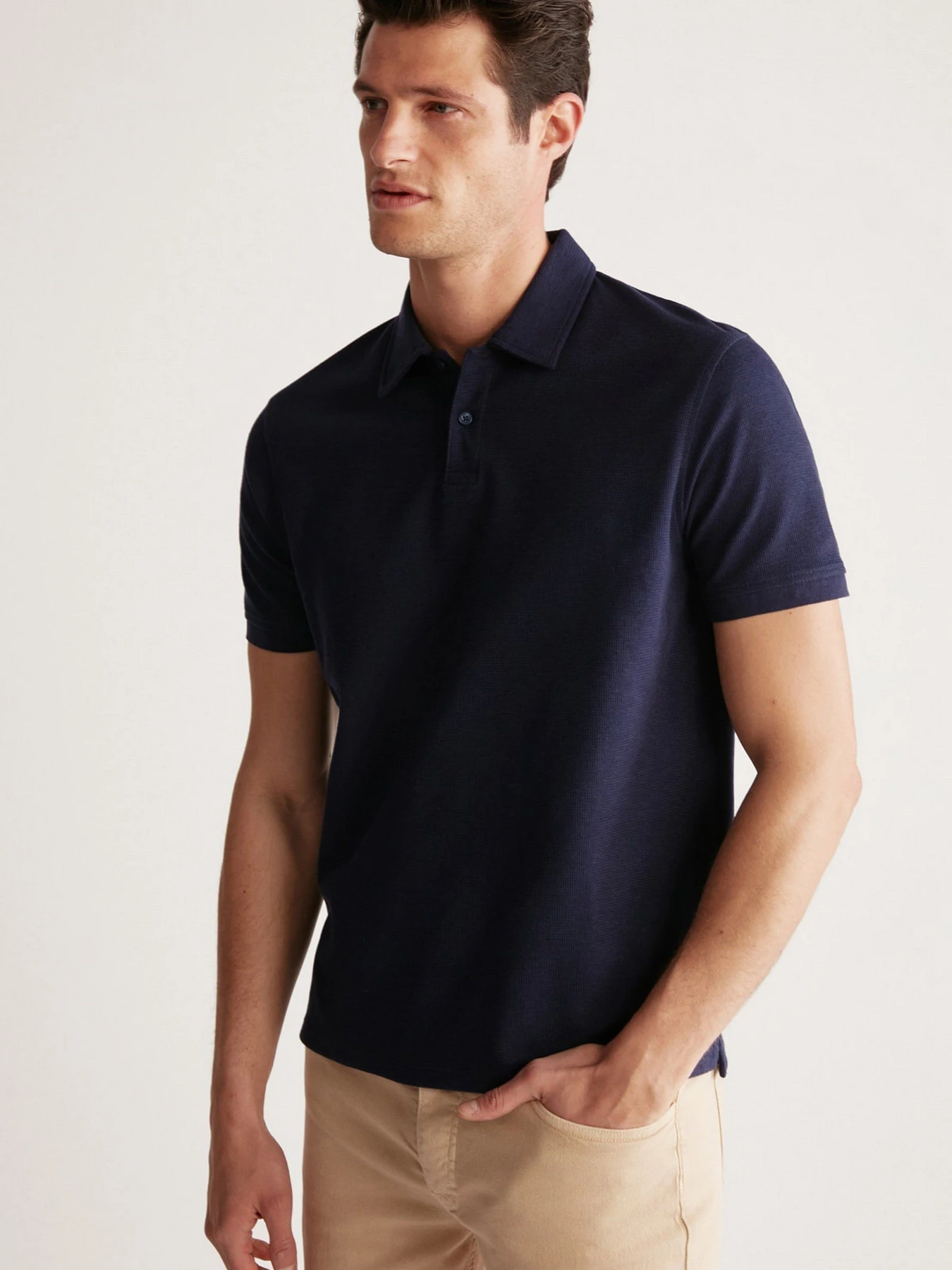 Футболки и поло Grimelange Laporte модель LAPORTE01042023/Navy Blue Футболки и поло Grimelange Laporte модель LAPORTE01042023/Navy Blue Фото