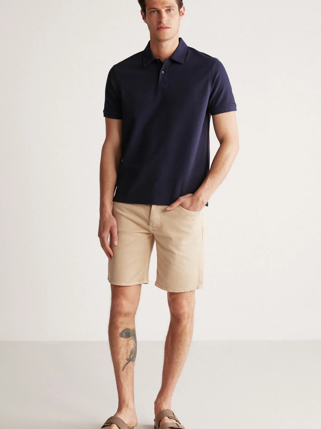 Футболки и поло Grimelange Laporte модель LAPORTE01042023/Navy Blue Футболки и поло Grimelange Laporte модель LAPORTE01042023/Navy Blue Фото