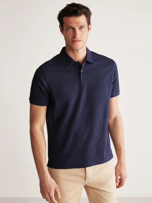 Футболки и поло Grimelange Laporte модель LAPORTE01042023/Navy Blue Фото