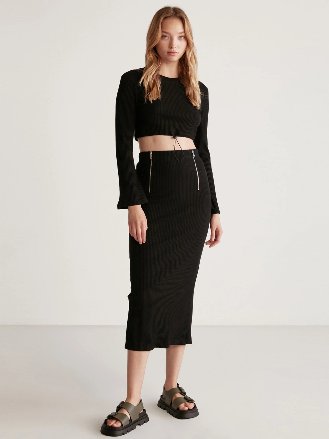 Юбки Grimelange Lauren модель LAUREN01042023/Black Юбки Grimelange Lauren модель LAUREN01042023/Black Фото