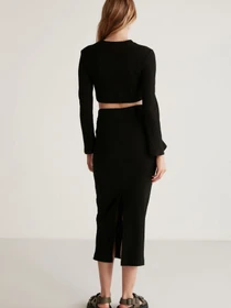 Юбки Grimelange Lauren модель LAUREN01042023/Black Фото