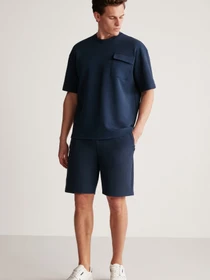 Футболки и поло Grimelange Artur модель ARTUR01042023/Navy Blue Фото