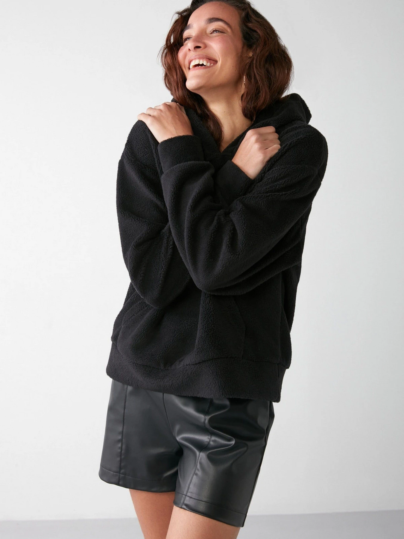 Худи и свитшоты Grimelange Lenora модель LENORA01092022/Black Худи и свитшоты Grimelange Lenora модель LENORA01092022/Black Фото