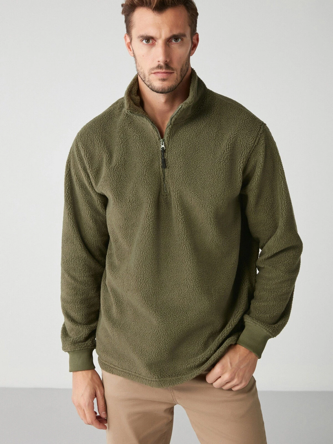 Худі та світшоти Grimelange Matt модель MATTS01092022/Khaki Худі та світшоти Grimelange Matt модель MATTS01092022/Khaki Фото