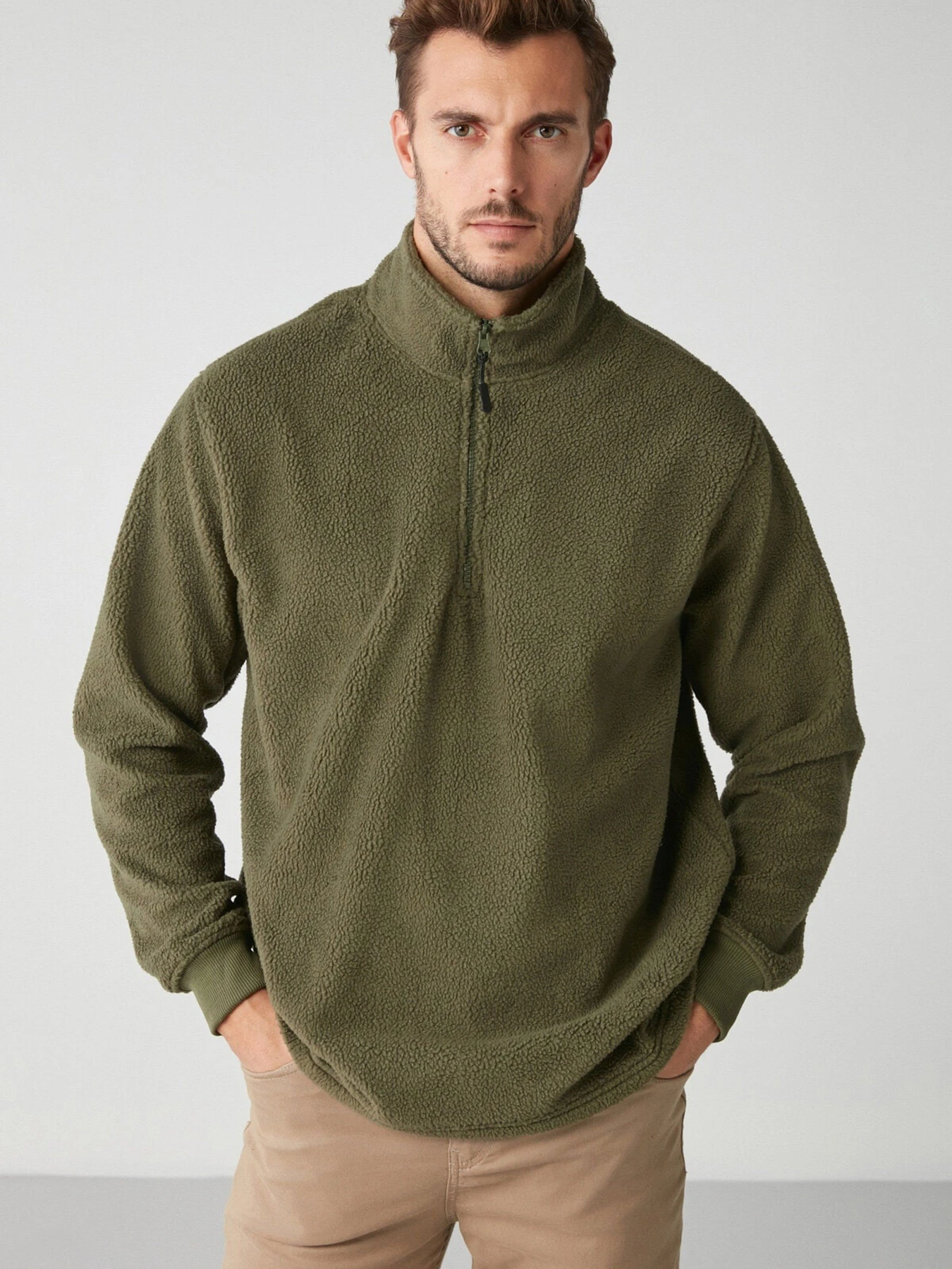 Худі та світшоти Grimelange Matt модель MATTS01092022/Khaki Худі та світшоти Grimelange Matt модель MATTS01092022/Khaki Фото