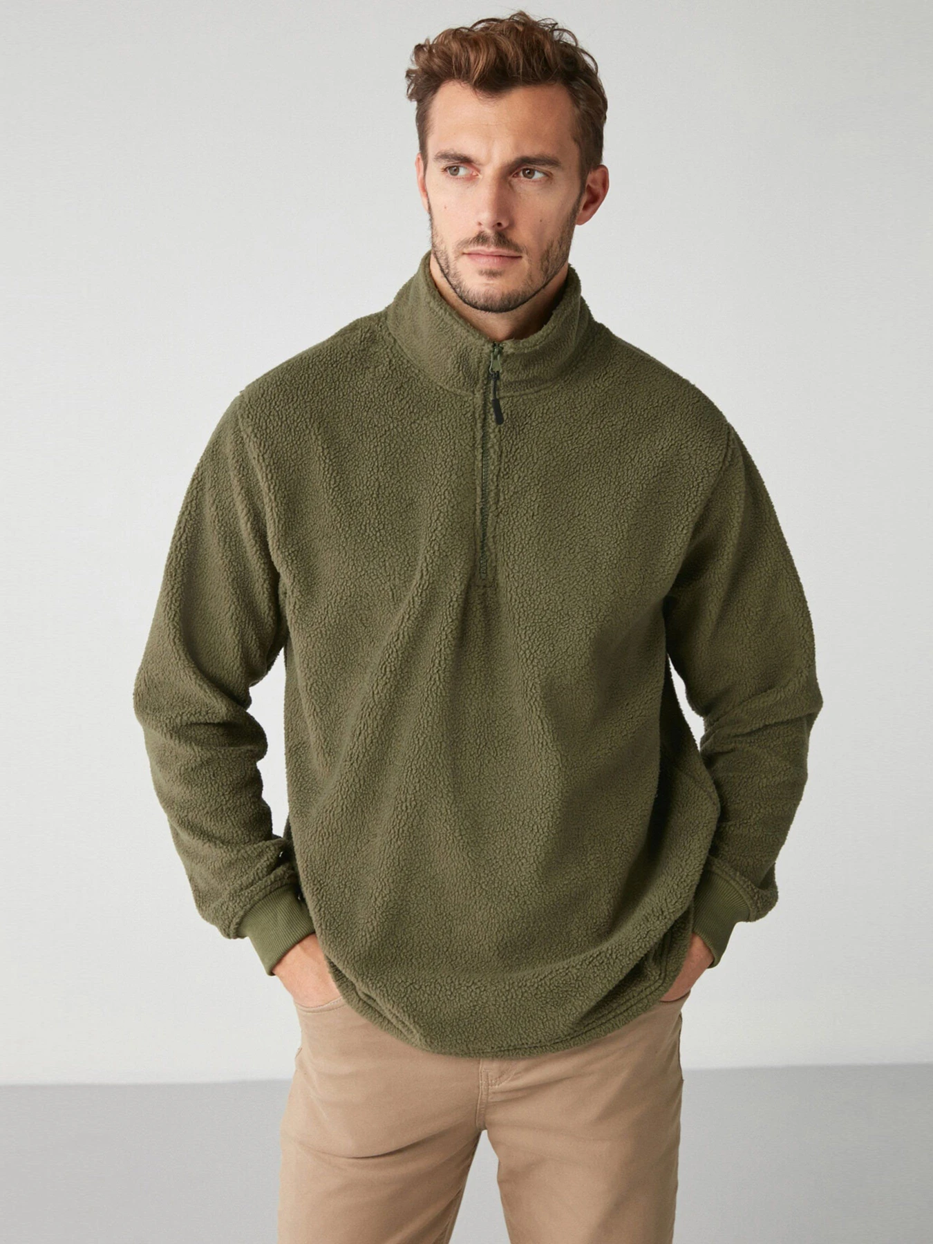 Худі та світшоти Grimelange Matt модель MATTS01092022/Khaki Худі та світшоти Grimelange Matt модель MATTS01092022/Khaki Фото