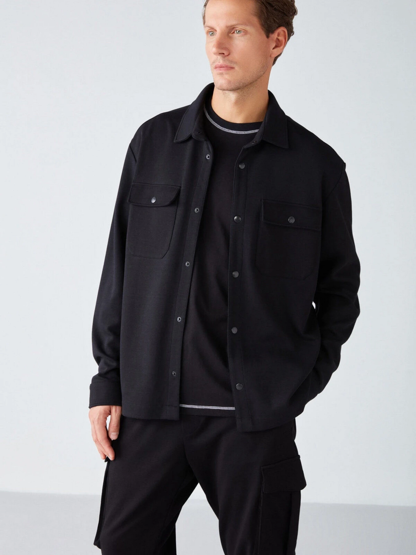 Рубашки Grimelange Maze модель MAZE01092022/Black Фото