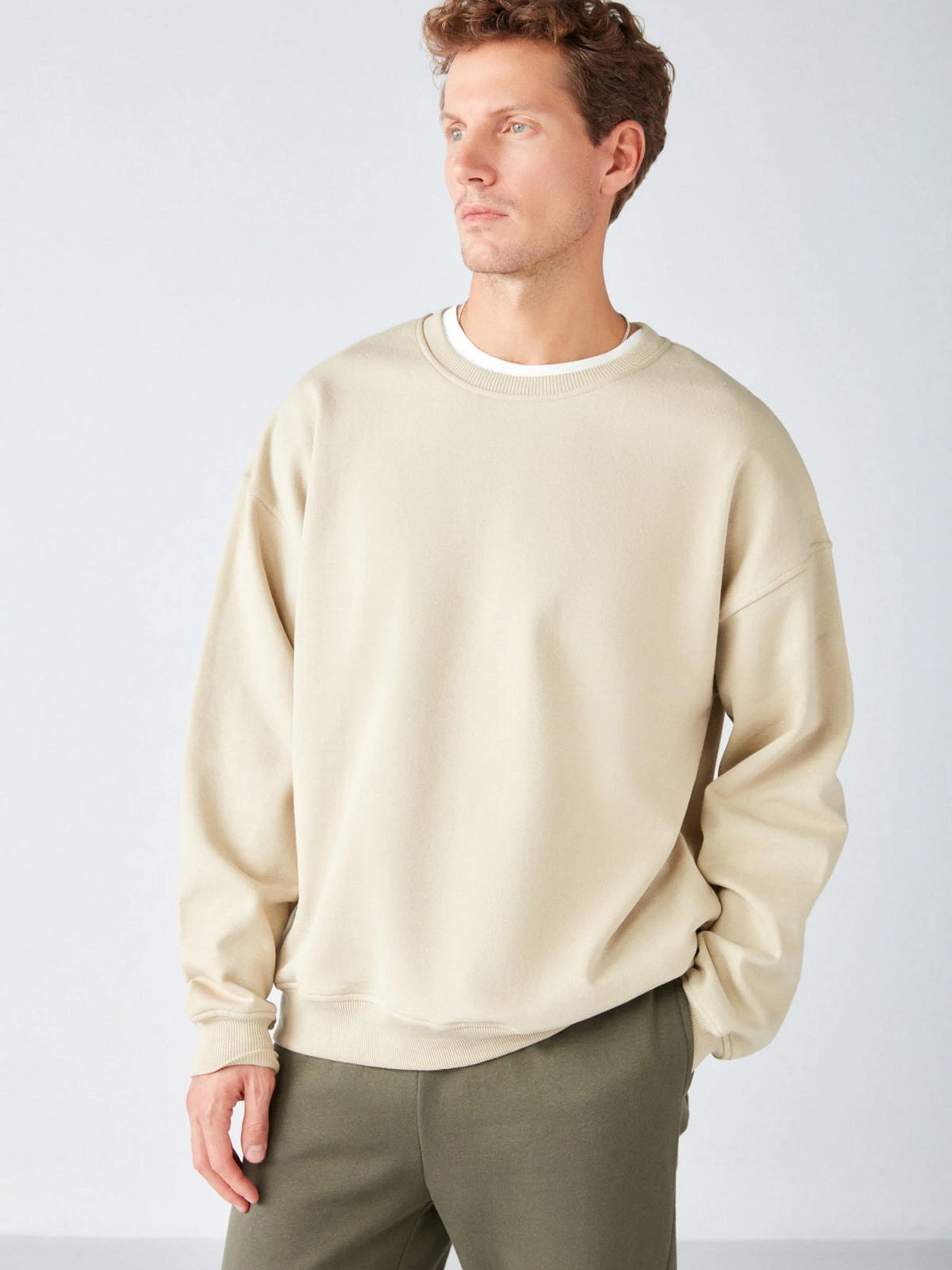 Худи и свитшоты Grimelange Stephan модель STEPHAN01092022/Beige Худи и свитшоты Grimelange Stephan модель STEPHAN01092022/Beige Фото