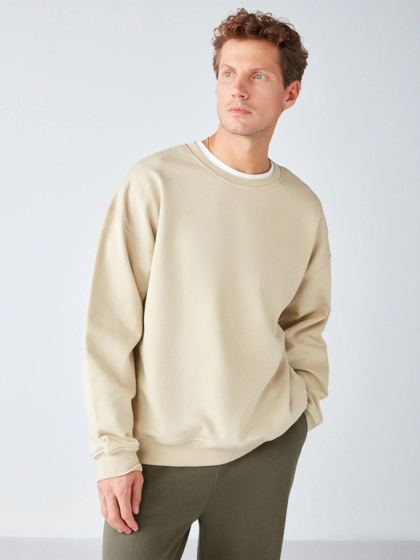 Худи и свитшоты Grimelange Stephan модель STEPHAN01092022/Beige Худи и свитшоты Grimelange Stephan модель STEPHAN01092022/Beige Фото