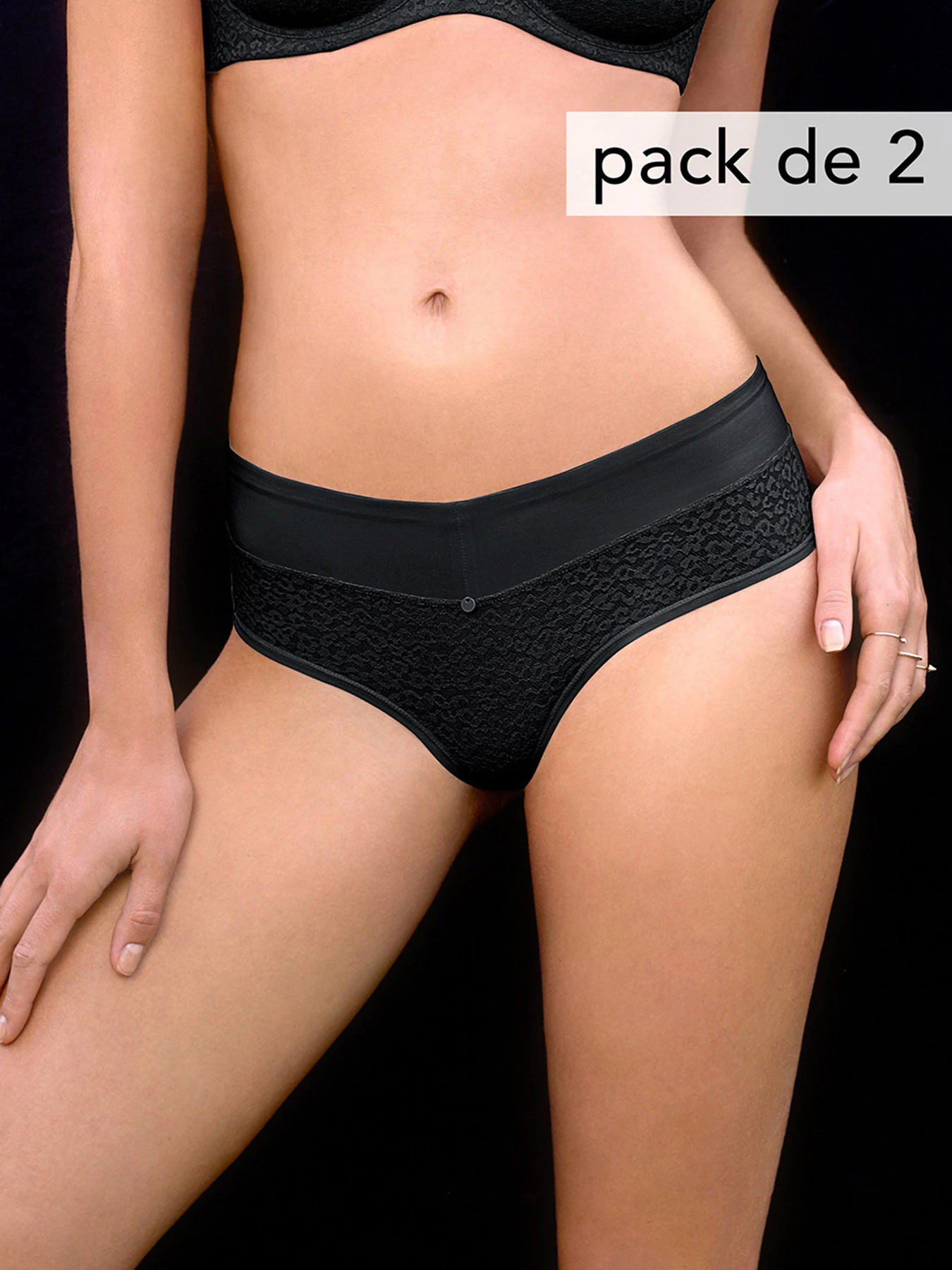Нижня білизна Gisela модель 422 Жіночі трусики-черный Фото