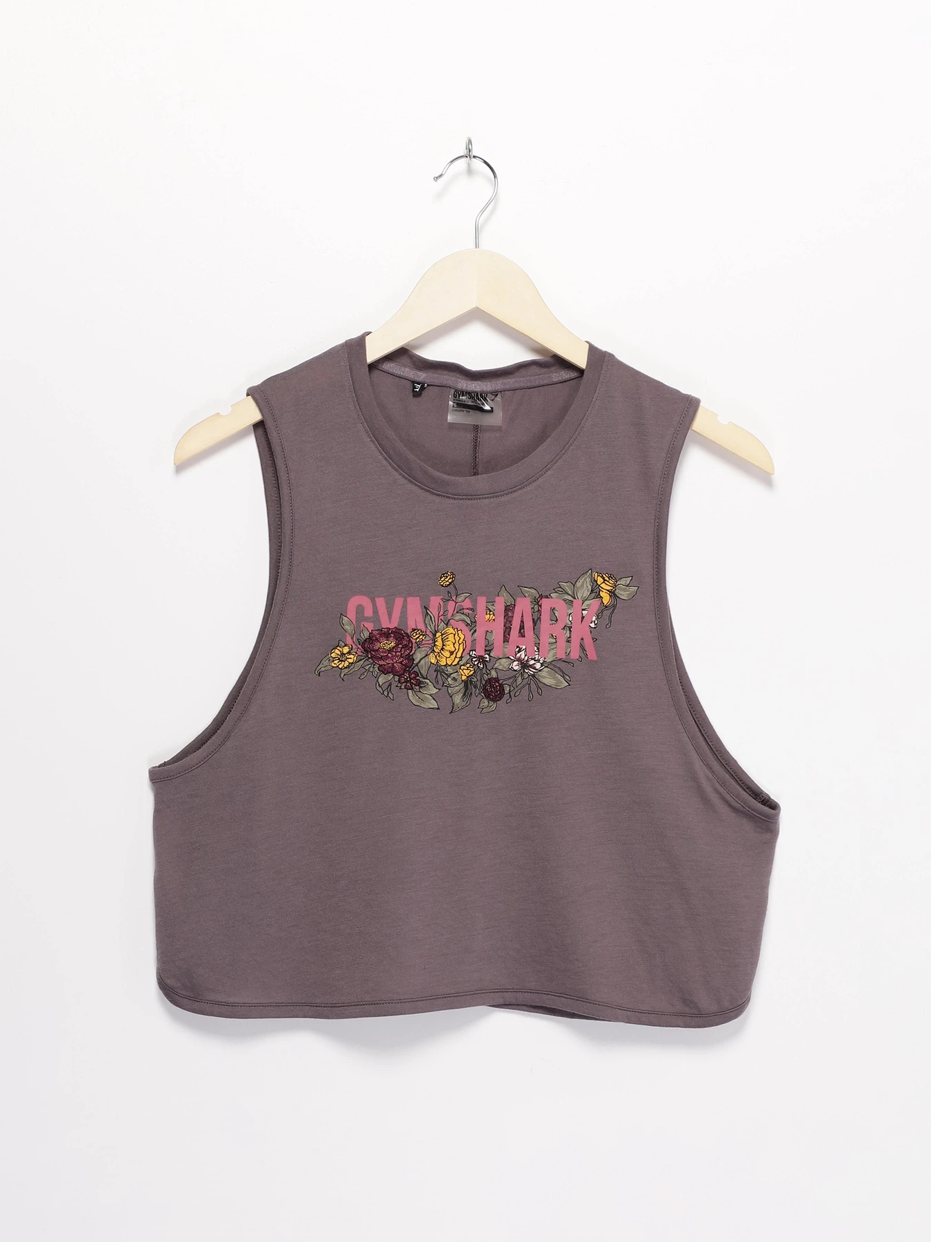 Футболки і поло Gymshark модель GLVT1862_т.сірий комб. Футболки і поло Gymshark модель GLVT1862_т.сірий комб. Фото