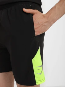 Шорти Gymshark модель GMSH013_чорний з салатовим Фото