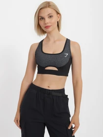 Футболки и поло Gymshark модель GLSB022_сірий комб. Фото