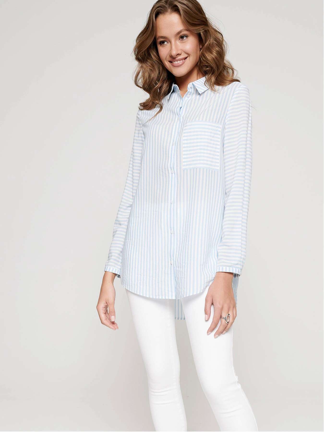 Рубашки Conte Elegant модель 19С-940ТСП-white-light-blue Фото