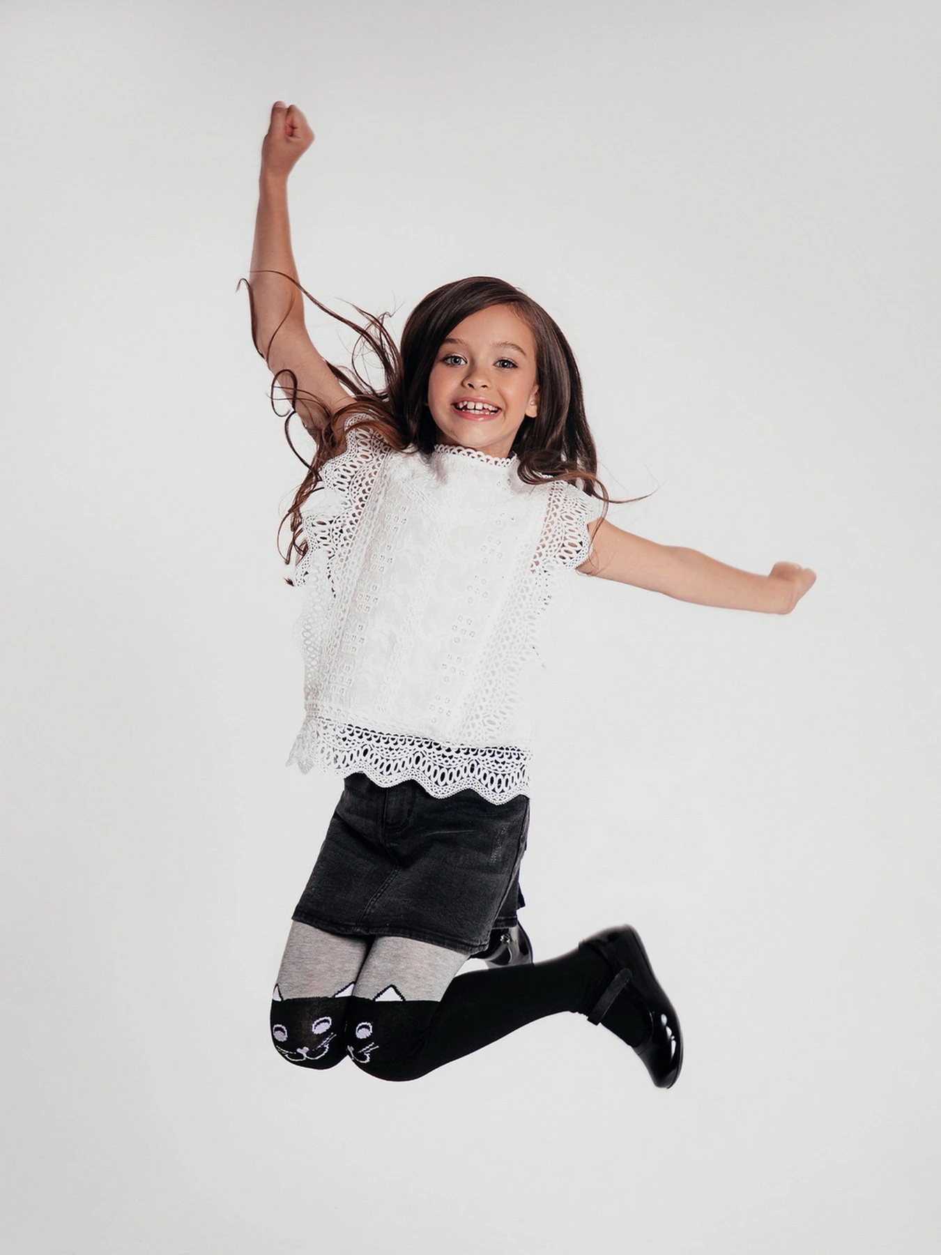 Колготы Conte Kids модель 4С-03 СП 466 чорний-сірий Колготы Conte Kids модель 4С-03 СП 466 чорний-сірий Фото