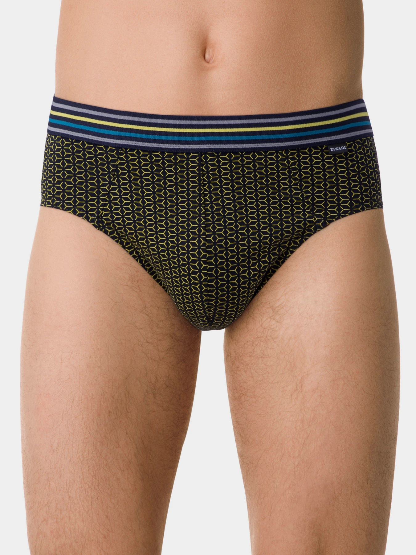 Нижнее белье DiWaRi модель 18С-618ТСП-navy-yellow Фото