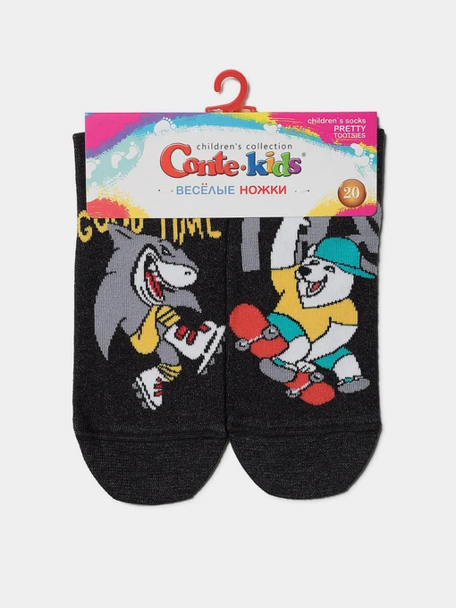 Шкарпетки та гольфи Conte Kids модель 17С-10СП 479 чорний Фото