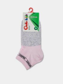 Носки и гольфы Conte Kids модель 13С-34СП 510 світло-рожевий-сірий Фото